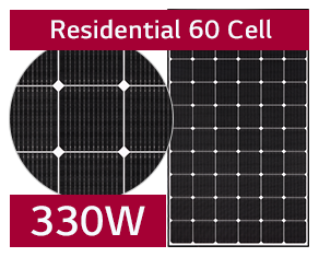 LG 330w NeON® 2 Solar Panel