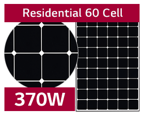 LG 370w NeON® R Solar Panel